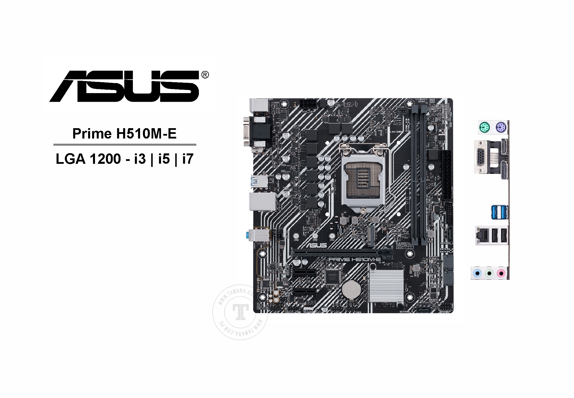 Placa Madre Asus Prime H510ME LGA 1200 11va TAMARA & CIA S.A.C.