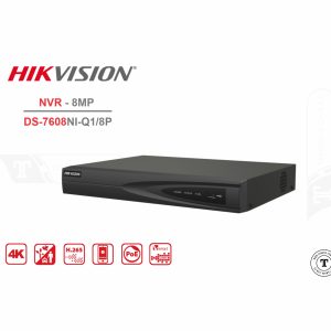NVR Hikvision DS-7608NI-Q1/8P | 1U | PoE | 8-CH | 1HDD | HDMI | 1080P