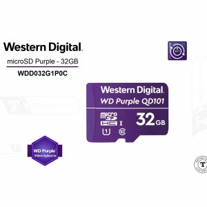 Tarjeta de memoria microSD Western Digital WDD032G1P0C | 32GB | Púrpura