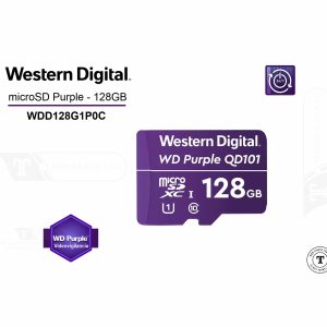 Tarjeta de memoria microSD Western Digital WDD128G1P0C | 128GB | Púrpura