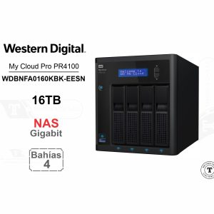 Almacenamiento NAS Western Digital 16TB | My Cloud Pro PR4100 | 4 Bahias