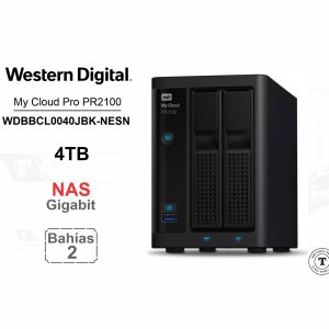 Almacenamiento NAS Western Digital 4TB | My Cloud Pro PR2100 | 2 Bahias