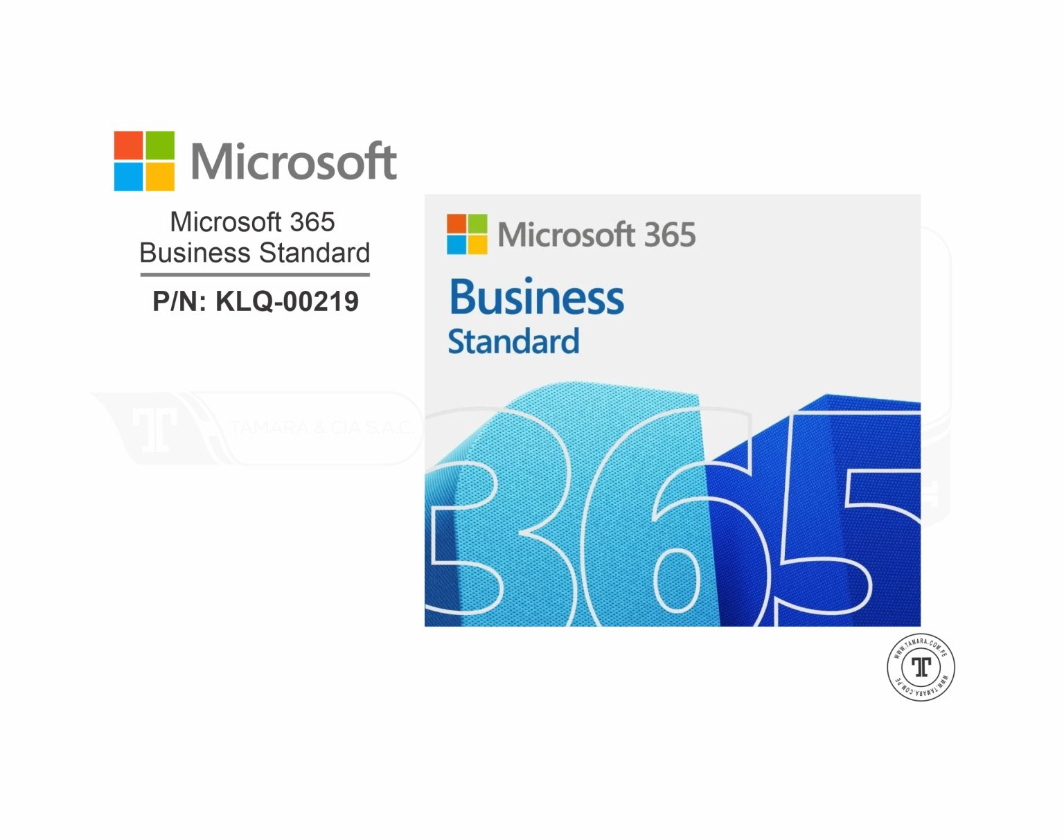 Microsoft 365 Business Standard TAMARA & CIA S.A.C.